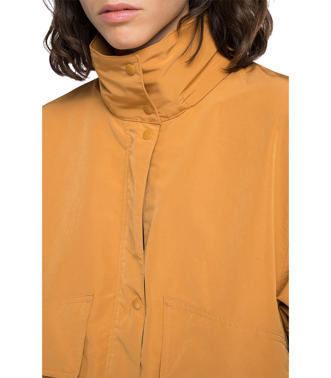 ライトファインポリナイロンシンセティックコンポーネントロングジャケット 詳細画像 ビスケット 5